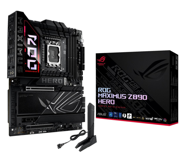 ASUS Płyta główna ROG MAXIMUS Z890 HERO s1851 4DDR5 TB4 ATX/90MB1ID0-M0EAY0 - 1284479 - zdjęcie